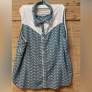 Unique vintage cowgirl shirt